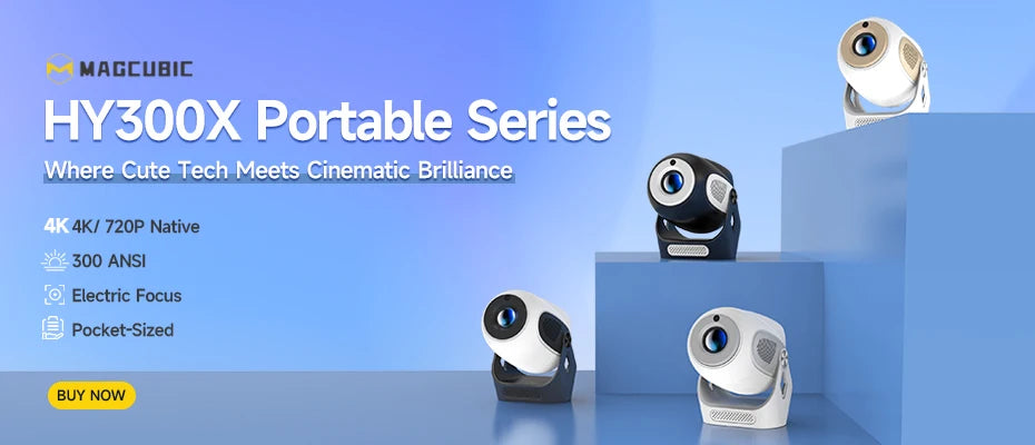 AuraBeam™ Portable Cinema Projector