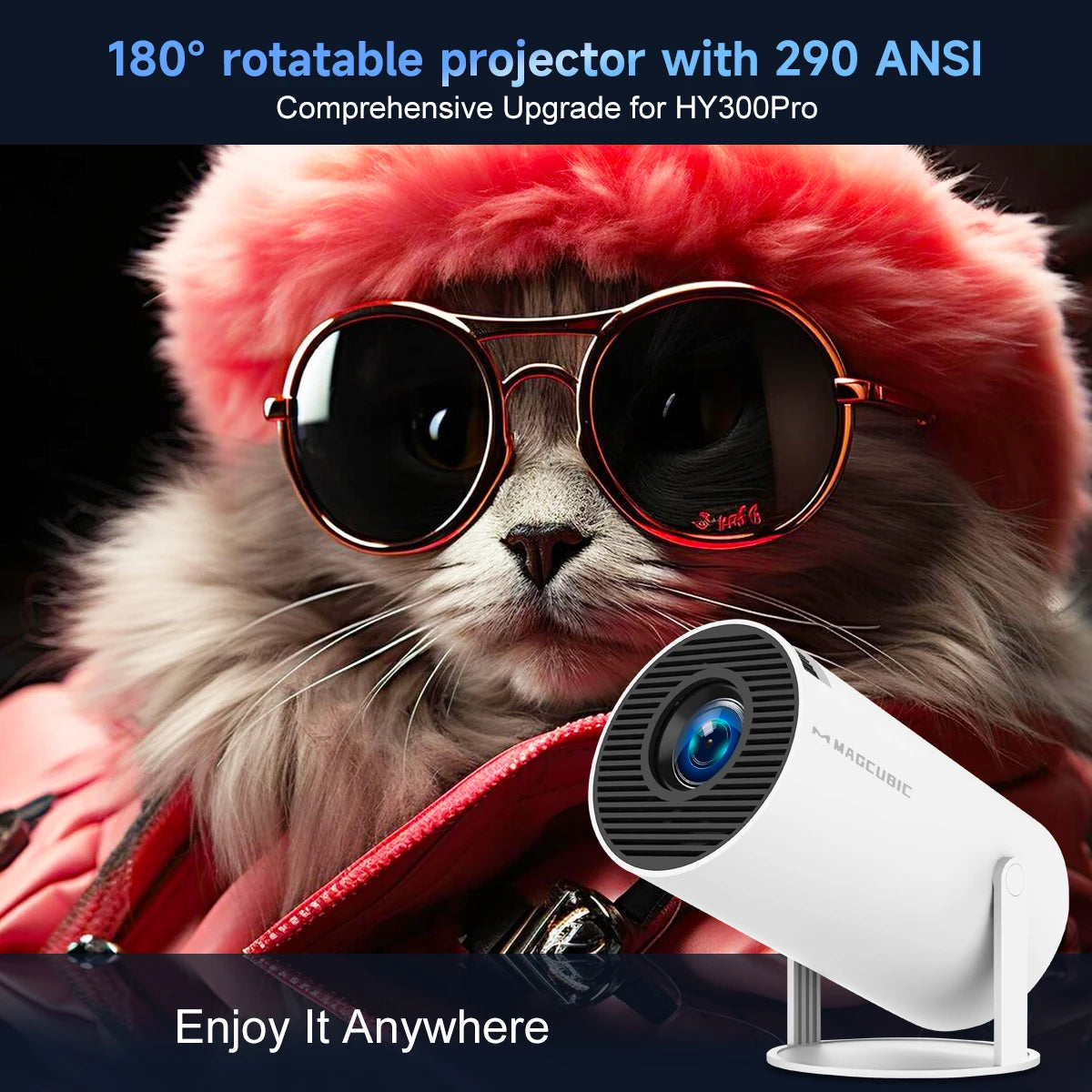 AuraBeam™ Portable Cinema Projector