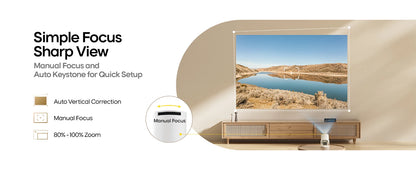 AuraBeam™ Portable Cinema Projector